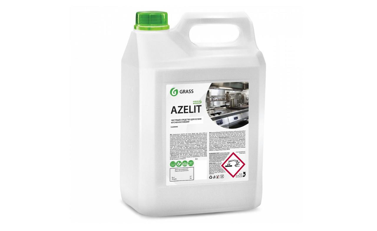 Средство для очистки кухонного
                оборудования "Grass" Azelit-Gel,
                концентрат, канистра, 5400 г 4 шт/кор
                РОССИЯ 125239