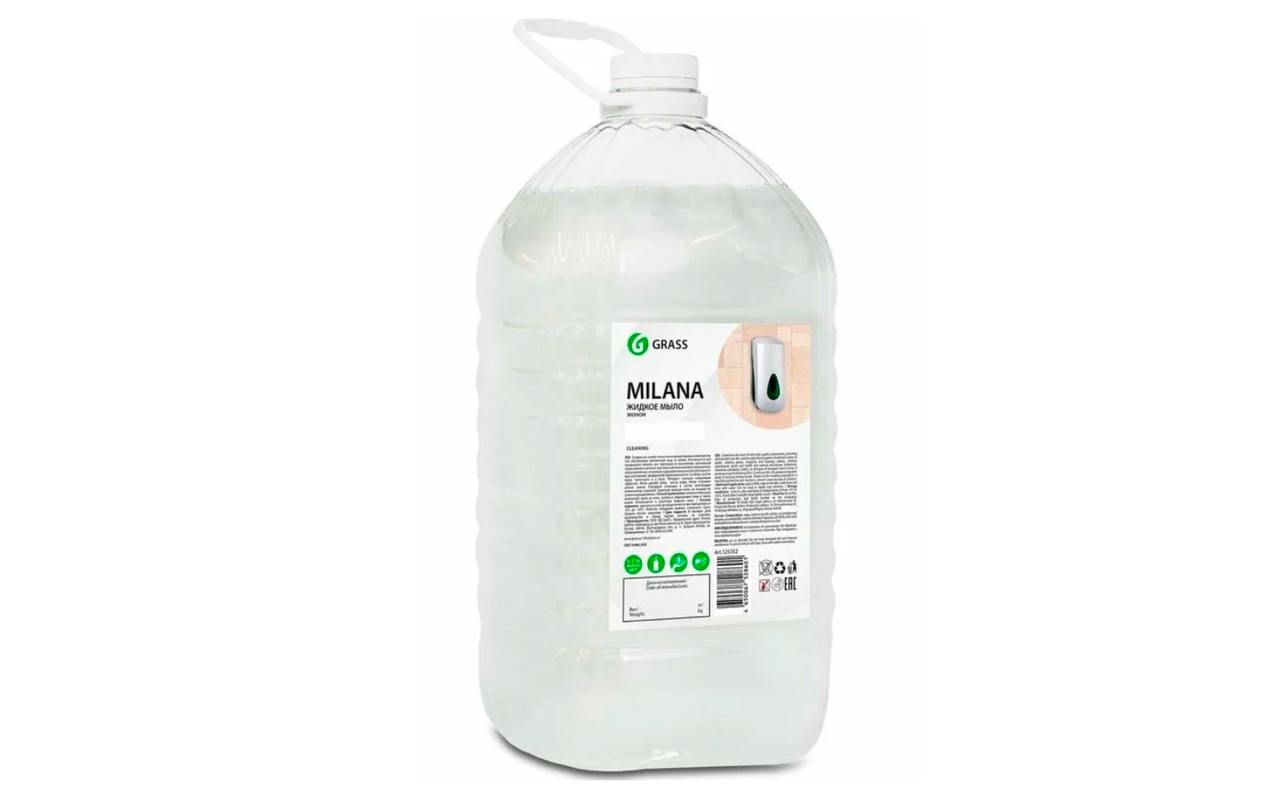 Мыло-крем жидкое "Grass" Milana
                Жемчужное, канистра, 5000 мл
                4 шт/кор РОССИЯ 126205